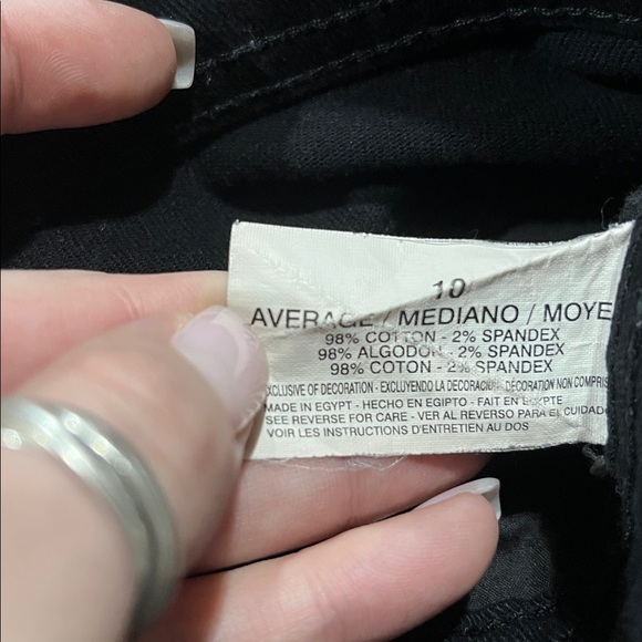 Nine West | Black High Rise Straight Leg Jeans - Picture 6 of 9